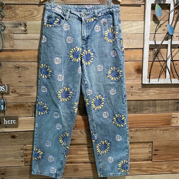 SHEIN Sunflower Straight Leg Jeans - Picture 2 of 10